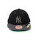 ニューエラ（NEW ERA）キャップ RC 59FIFTY 黒 S-Lサイズ フラットバイザー トラッカー ニューヨーク・ヤンキース 14388379