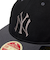 ニューエラ（NEW ERA）キャップ RC 59FIFTY 黒 S-Lサイズ フラットバイザー トラッカー ニューヨーク・ヤンキース 14388379