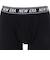 ニューエラ（NEW ERA）パンツ ボクサーパンツ ロング BLK 黒 M-LLサイズ14518221 新調 新生活 衣替え 前開き仕様 ロゴ入り おしゃれ …