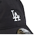 ニューエラ（NEW ERA）帽子 MLB Typewriter ロサンゼルス・ドジャース キャップ 黒 Mサイズ 14388773 軽量 おしゃれ シンプル