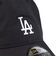 ニューエラ（NEW ERA）帽子 MLB Typewriter ロサンゼルス・ドジャース キャップ 黒 Mサイズ 14388773 軽量 おしゃれ シンプル
