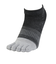 クー（Coo.）靴下 冷感 5指ソックス 3足組 25-28センチ GRYNVYBLK 894CO5GSA0025 GRY 吸汗速乾 接触冷感 シンプル カジ…
