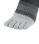 クー（Coo.）靴下 冷感 5指ソックス 3足組 25-28センチ GRYNVYBLK 894CO5GSA0025 GRY 吸汗速乾 接触冷感 シンプル カジ…