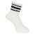 クー（Coo.）靴下 アンクル丈ソックス 3足組 BLKWHTOFF 22-25センチ 895CO5GSA0047 BLK ラインソックス 抗菌 防臭 シンプ…