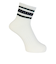 クー（Coo.）靴下 アンクル丈ソックス 3足組 BLKWHTOFF 22-25センチ 895CO5GSA0047 BLK ラインソックス 抗菌 防臭 シンプ…