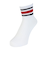 クー（Coo.）靴下 アンクル丈ソックス 3足組 BLKWHTOFF 22-25センチ 895CO5GSA0047 BLK ラインソックス 抗菌 防臭 シンプ…