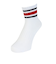 クー（Coo.）靴下 アンクル丈ソックス 3足組 BLKWHTOFF 22-25センチ 895CO5GSA0047 BLK ラインソックス 抗菌 防臭 シンプ…