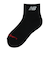 ニューバランス（new balance）靴下 ジュニア ショートレングス ソックス 3足組 黒 19-21cm LAS55651BK 子供 3足セット ショー…