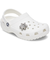 クロックス（crocs）ジビッツチャーム シルバー モノクロム デイジー 10013403