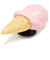 クロックス（crocs）ジビッツチャーム アクリル アイスクリーム コーン 10013366