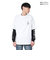 ベンデイビス（BEN DAVIS）長袖 半袖 レイヤードTシャツセット フォト 25380048-WHT