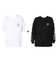 ベンデイビス（BEN DAVIS）長袖 半袖 レイヤードTシャツセット フォト 25380048-WHT