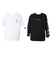 ベンデイビス（BEN DAVIS）長袖 半袖 レイヤードTシャツセット タギングロゴ 25380047-WHT