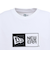 ニューエラ（NEW ERA）ジュニア 半袖 コットン Tシャツ ボックスロゴ WHI 14521378