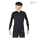 シースリーフィット（C3fit）クーリング モックネック ロングスリーブgC62110 BK