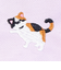 バックパック ガールズ QF25B004 PUL 紫 アニマル柄 犬 猫 動物 リュックサック カジュアル お出かけ レジャー アウトドア