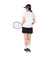プリンス（PRINCE）テニスウェア レディース ストレッチキュロット 吸水速乾・UPF50+ WS5307 165 BLK