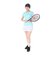 プリンス（PRINCE）テニスウェア レディース キュロット 吸水速乾・UPF50+・制電・バド WS5317 146 WHT