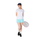 プリンス（PRINCE）テニスウェア レディース ゲームシャツ 吸水速乾・UPF50+・バド WS5067 146 WHT