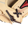 ミズノ（MIZUNO）少年軟式 グラブ オールラウンド用 野球グローブ ウィルドライブ RED IBE 1AJGY32420 8057