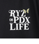 ライズ（RYZ）BUTTERFLY 半袖Tシャツ RZ10DD25SS0027 BLK