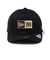 ニューエラ（NEW ERA）キャップ 9FIFTY ストレッチスナップ ボックスロゴ ブラック×ゴールド Mサイズ 14524915 サイズ調整可能