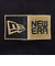 ニューエラ（NEW ERA）キャップ 9FIFTY ストレッチスナップ ボックスロゴ ブラック×ゴールド Mサイズ 14524915 サイズ調整可能
