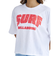 ビラボン（BILLABONG）SURF WIDE クロップド半袖Tシャツ BF01C204 WHT