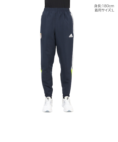 レアルマドリード トラックパンツ ナイロンパンツ adidas L レアル マドリード アディダス SZN トラック パンツ - ブラック