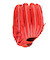 ミズノ（MIZUNO）少年軟式 グラブ オールラウンド用 野球 ジュニア ウィルドライブ レッド IBE 1AJGY32430 70
