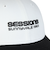 セッションズ（SESSIONS）カラースキームキャップ 白 黒 25080288 BLK スポーツキャップ ファッションおしゃれ カジュアル シンプル 日焼け…