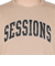 セッションズ（SESSIONS）クラック ロゴ 半袖Tシャツ 257226 BEG