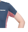 アドミラル（Admiral）テニスウェア サイドフレアヘムグラフィックTシャツ ATLA503-NVY