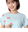 ルコックスポルティフ（lecoqsportif）テニスウェア レディース 接触冷感グラフィックゲームシャツ LN5SHT50L BL00