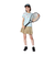 ルコックスポルティフ（lecoqsportif）テニスウェア レディース 接触冷感グラフィックゲームシャツ LN5SHT50L BL00