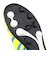アンブロ（UMBRO）ジュニアサッカースパイク 土グラウンド用 UMB エバーブルーV SL WD UF5SFCX2JB YLBL