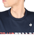 ルコックスポルティフ（lecoqsportif）テニスウェア トリコロールプリントゲームシャツ LN4FHT90M NV00