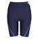 フィラ（FILA）フィットネス水着 水泳 タイダイプリント 半袖ジップセパレート 青 紺 M-LLサイズ 315605 NV めくれ防止スナップ付き 上下セッ…