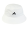 アディダス（adidas）帽子 クラシック バケットハット 白 54-57cm KUX49-JG3661 ハット バケハ 日差し対策 暑さ対策
