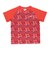 プーマ（PUMA）ボーイズ TAD ESS ポリ AOP Tシャツ & ショーツ 上下セット 687812 15 RED