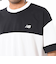 ニューバランス（new balance）バスケットボールウェア ブロック切り替え 半袖 Tシャツ AMT55095BK