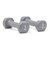 リーボック（REEBOK）ダンベル Fitness 1kg ペア グレー RAWT-18001 トレーニング ウエイトトレーニング 2個セット 固定式 筋トレ