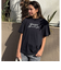 ロキシー（ROXY）ALWAYS SALTY 半袖Tシャツ 25SPRST251101BLK 接触冷感 オーバーサイズ 暑さ対策