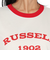 ラッセル（RUSSELL）30/ アーチロゴリンガー 半袖Tシャツ RBL25S1001 IVR
