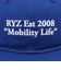 ライズ（RYZ）帽子 モビライロゴBBキャップ 青 RZ20ST25SS0047 BLU ファッション おしゃれ スト系 カジュアル シンプル 外出 お出かけ