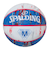 スポルディング（SPALDING）バスケットボール 7号球 マーブル レッド×ホワイト×ブルー 84-933J