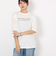 エルケクス（ELKEX）半袖 フロッキープリント ワイドTシャツ EKL5S10043 WHT