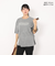 エルケクス（ELKEX）半袖 フロッキープリント ワイドTシャツ EKL5S10043 MGRY