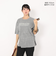 エルケクス（ELKEX）半袖 フロッキープリント ワイドTシャツ EKL5S10043 MGRY