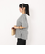 エルケクス（ELKEX）半袖 フロッキープリント ワイドTシャツ EKL5S10043 MGRY